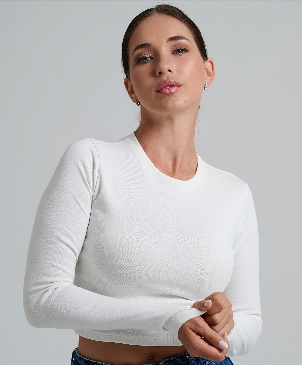 Portrait of a woman with natural lighting.