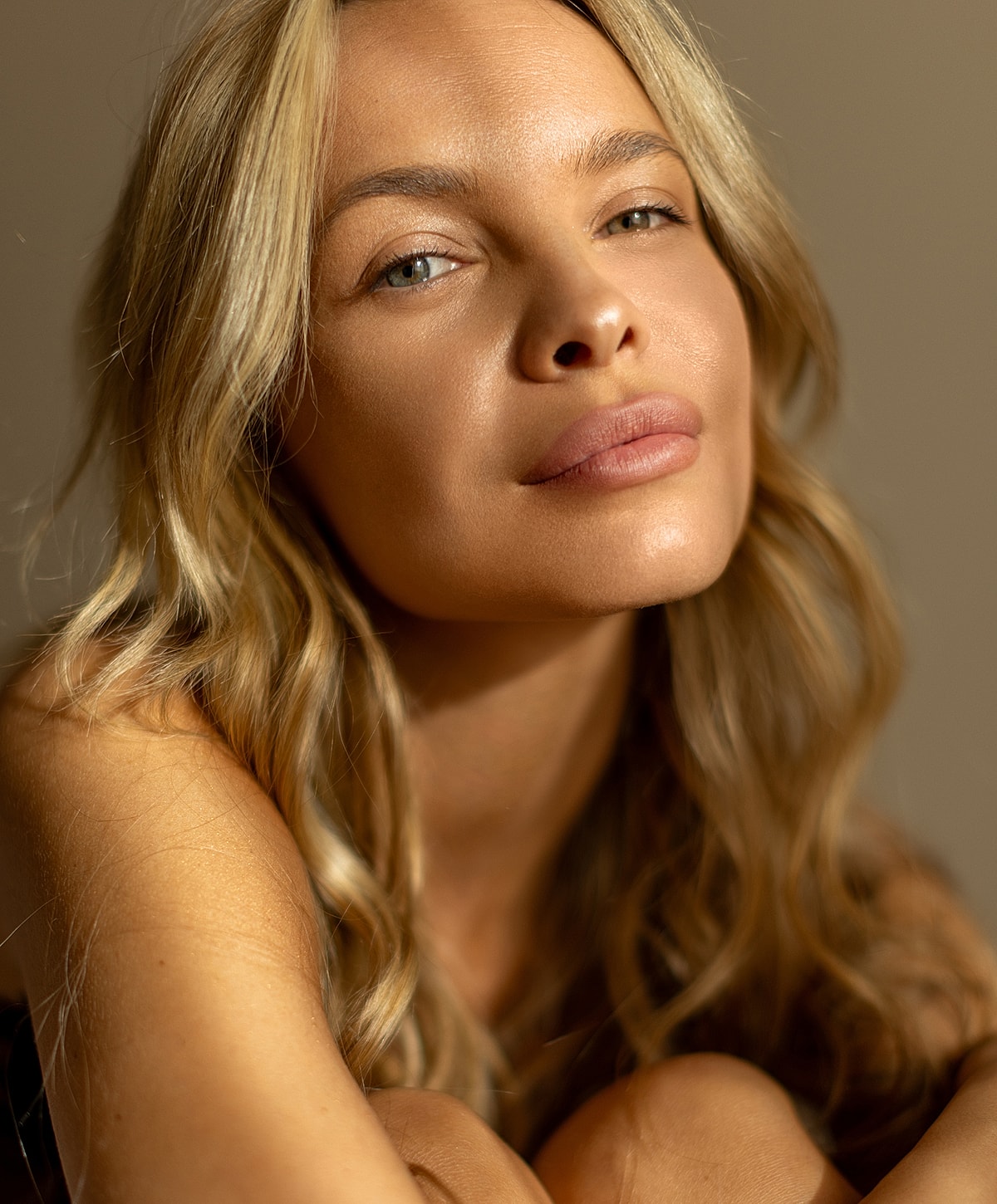 Portrait of a woman with soft natural lighting.